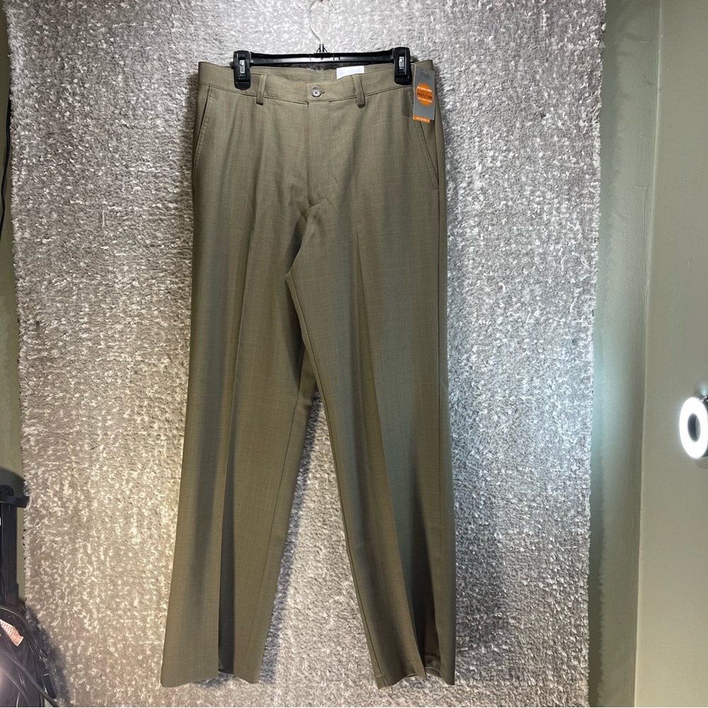 lZOD Men's XFG X-Treme Function Golf Pants Polyester Brown NWT 32X32